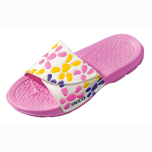 Foto: Slipper met klittenband Roze